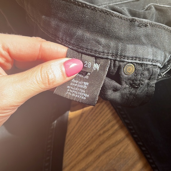 Hudson Womens Midrise Lydia Super Skinny Black Jeans Flap Button Pocket Size 28 - Picture 7 of 16